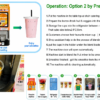 7/11 Automatic Smoothie Maker Fresh Fruits with SDK Function Smoothie Vending Machine