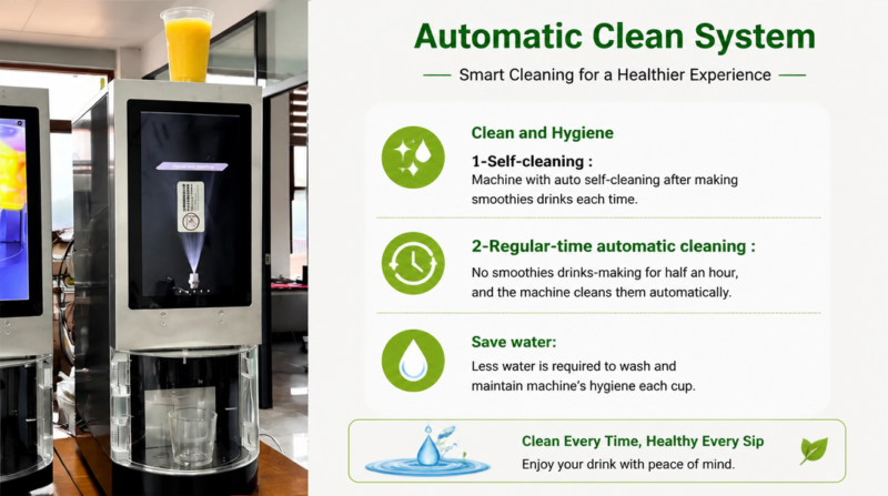 7/11 Automatic Smoothie Maker Fresh Fruits with SDK Function Smoothie Vending Machine