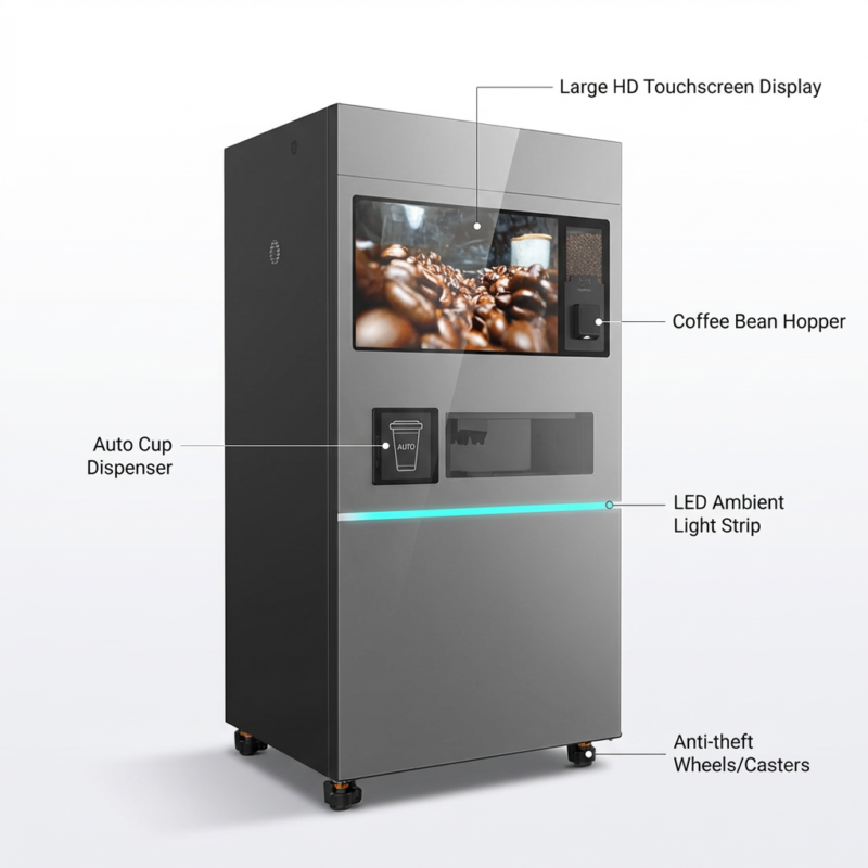 JK89 Coffee Tea Soda Vending Machine