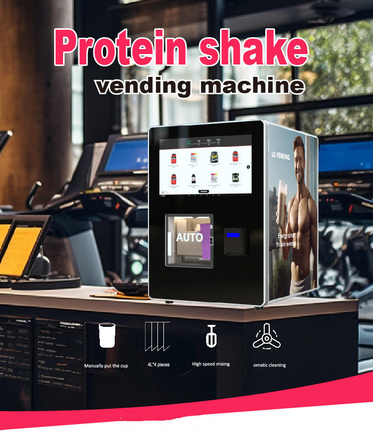 9 Desktop Protein Shake Powder Coffee Vending Machine GS801